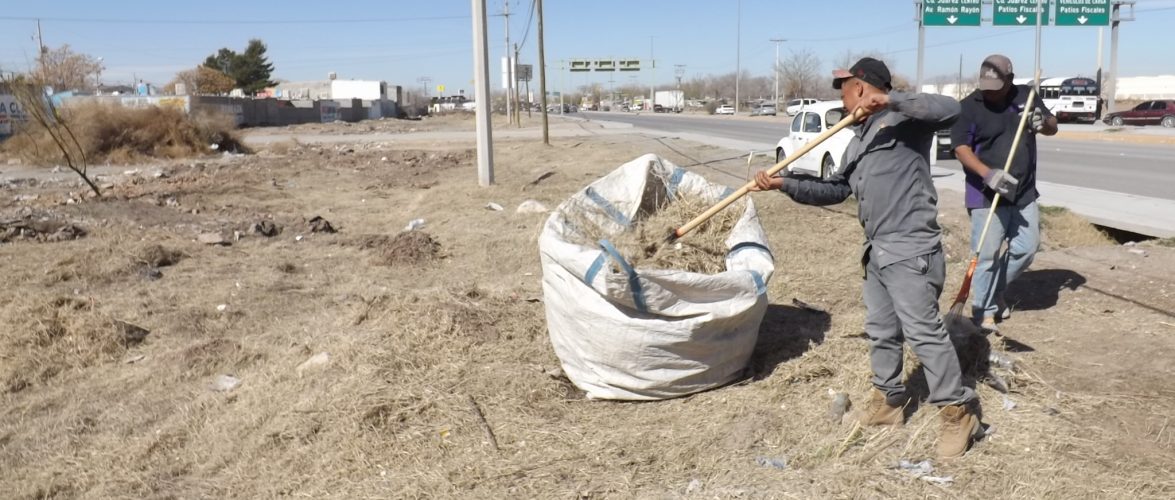 Llevará Servicios Públicos operativo de limpieza a San Isidro en Ciudad Juarez