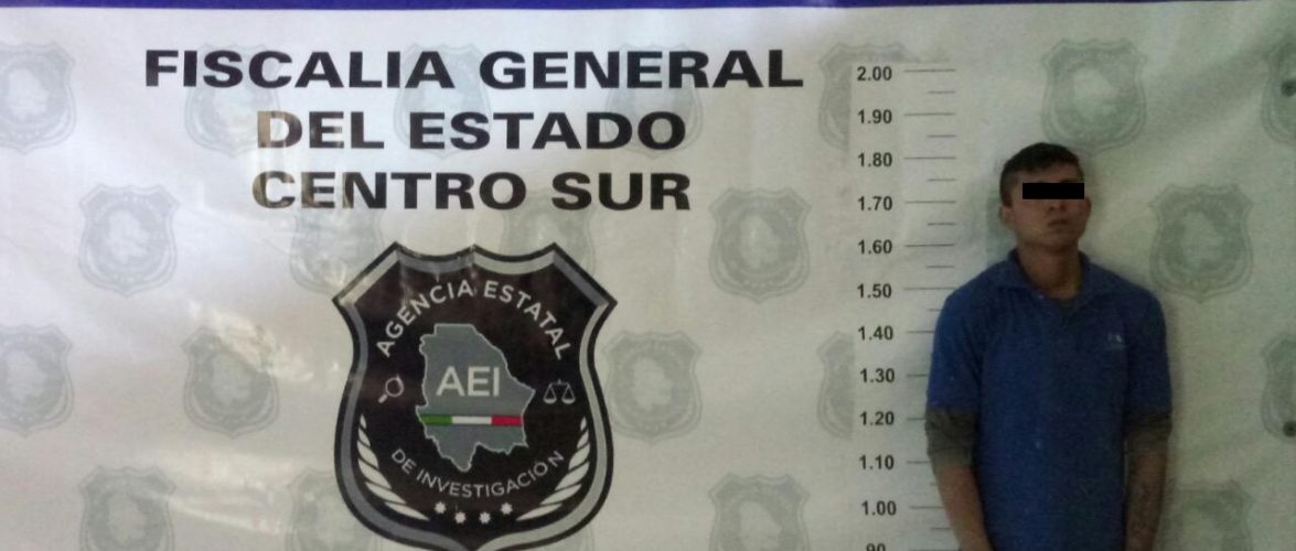 Agentes de la Fiscalía Zona Centro capturaron al probable responsable del homicidio de un menor en Delicias
