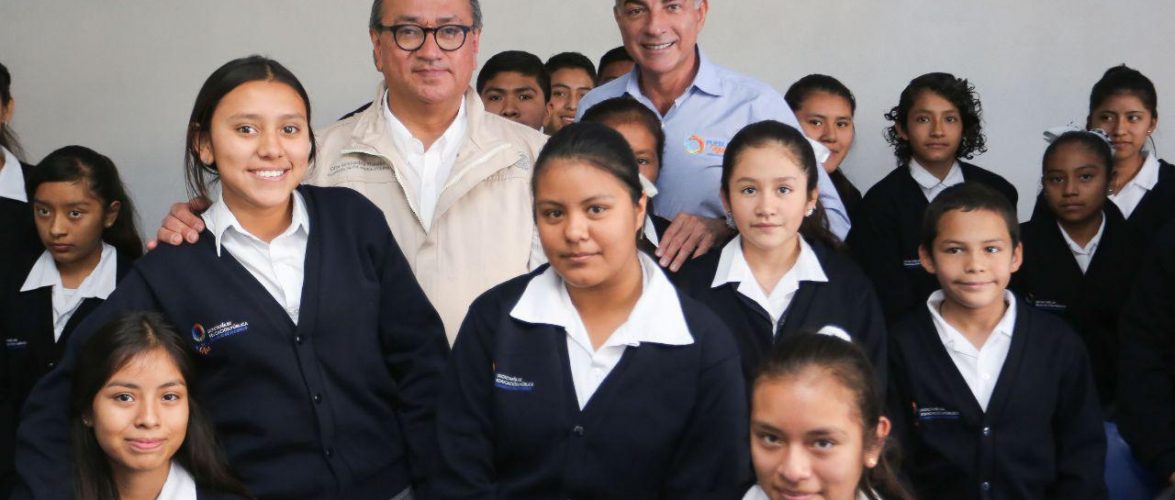 Otto Granados y Tony Gali entregan la primera etapa del Centro Escolar Lázaro Cárdenas