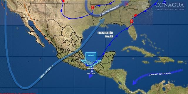 Pronóstico para las próximas 24 hrs. Chihuahua, Chih.