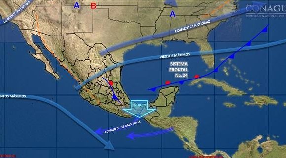 Pronóstico para las próximas 24 hrs. Chihuahua, Chih.