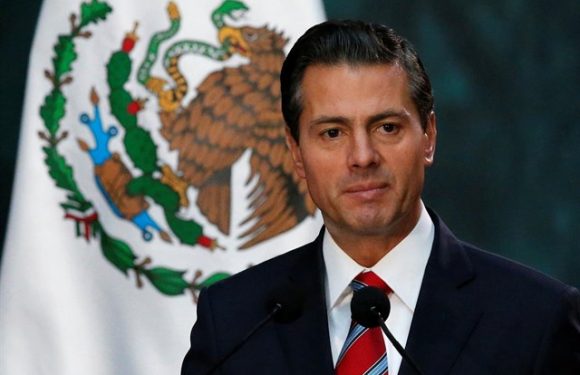Peña Nieto y algunos asistentes a la inauguración del Centro Nacional de Tecnologías Aeronáuticas, en Querétaro, presentaron una fuerte irritación en los ojos que requirió atención médica.
