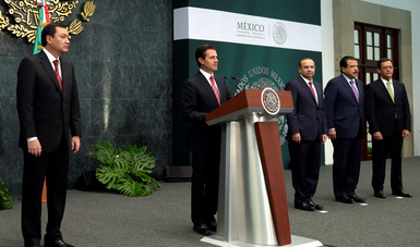 Anuncia el Presidente Enrique Peña Nieto cambios en su Gabinete