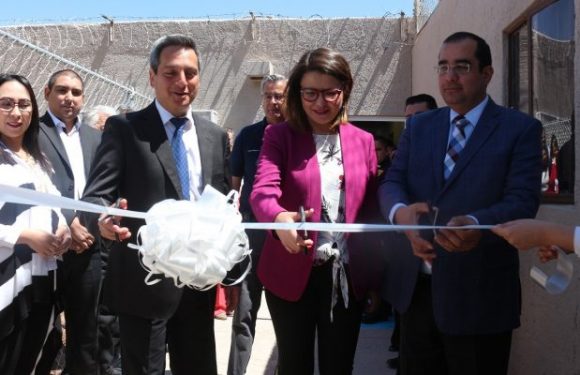 Inaugura FGE Unidad Básica de Rehabilitación en el Cereso de Aquiles Serdán