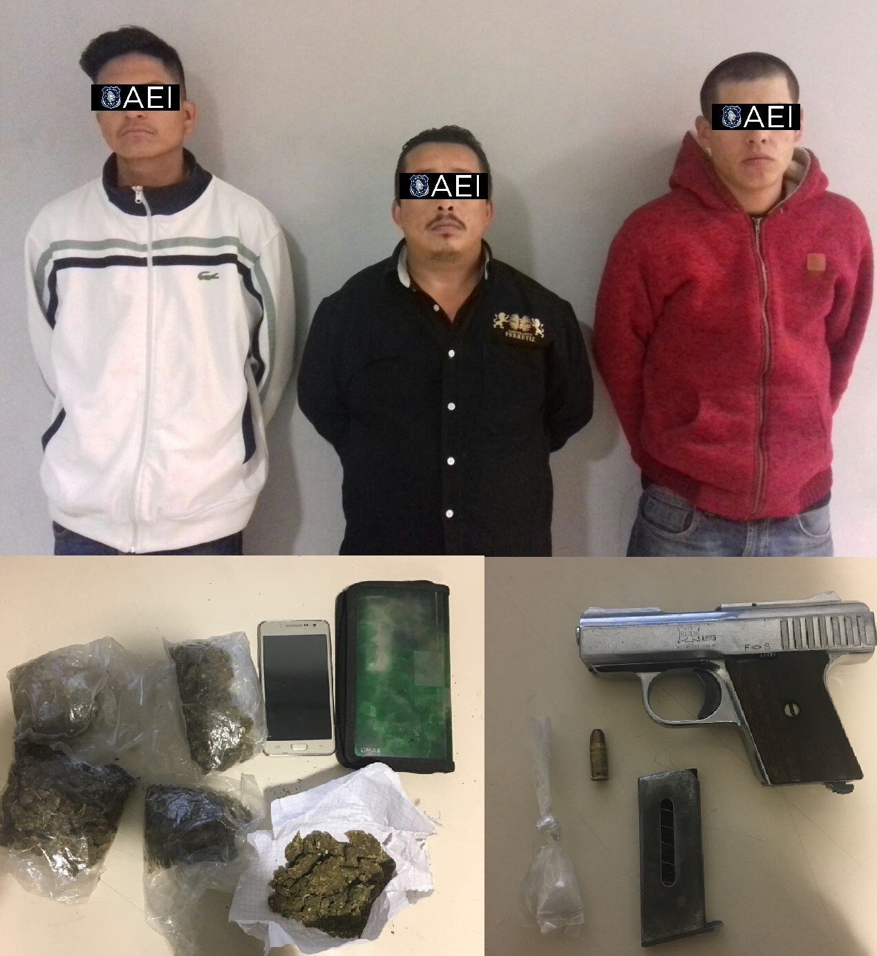 Agentes Antinarcóticos capturaron a cuatro narcomenudistas en distintos puntos de la ciudad