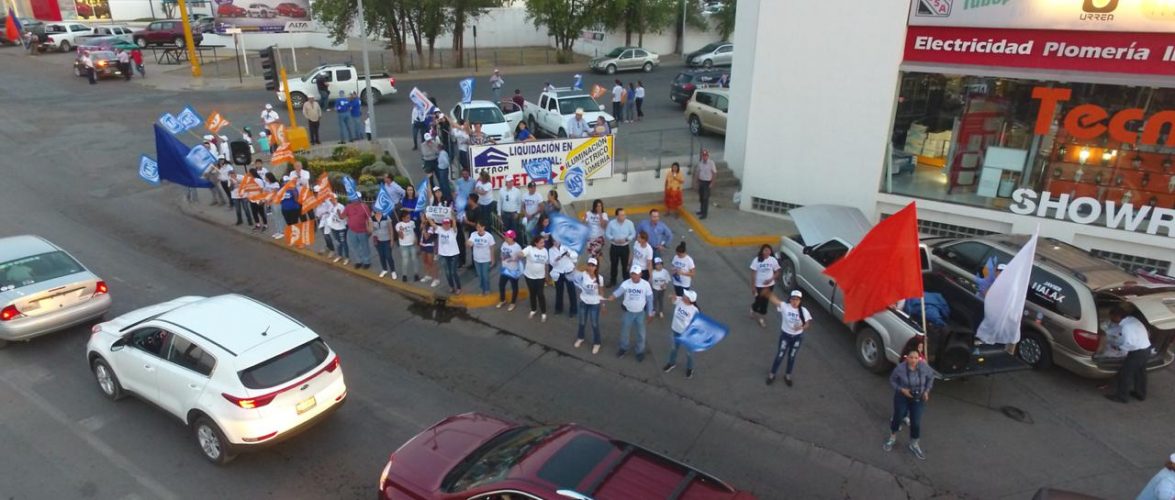 Cuauhtemoc | Realiza Beto Perez y Rafa Jaime crucero para promover sus propuestas