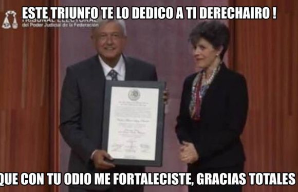 Entrega de mayoria a AMLO