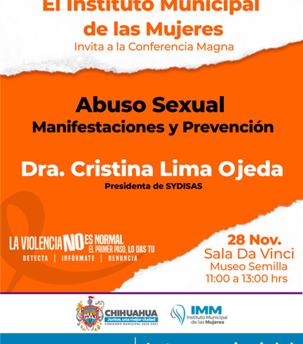 Chihuahua | Invitan a platica sobre prevencion de violencia hacia la mujer