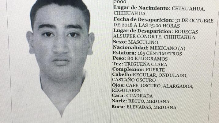 Chihuahua | Solicitan ayuda para localizar a joven desaparecido
