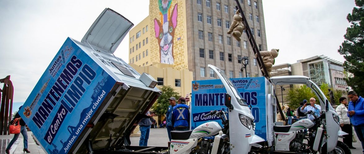 Convocan a 2da Feria Municipal del Reciclaje y entregan camiones para limpieza del Centro