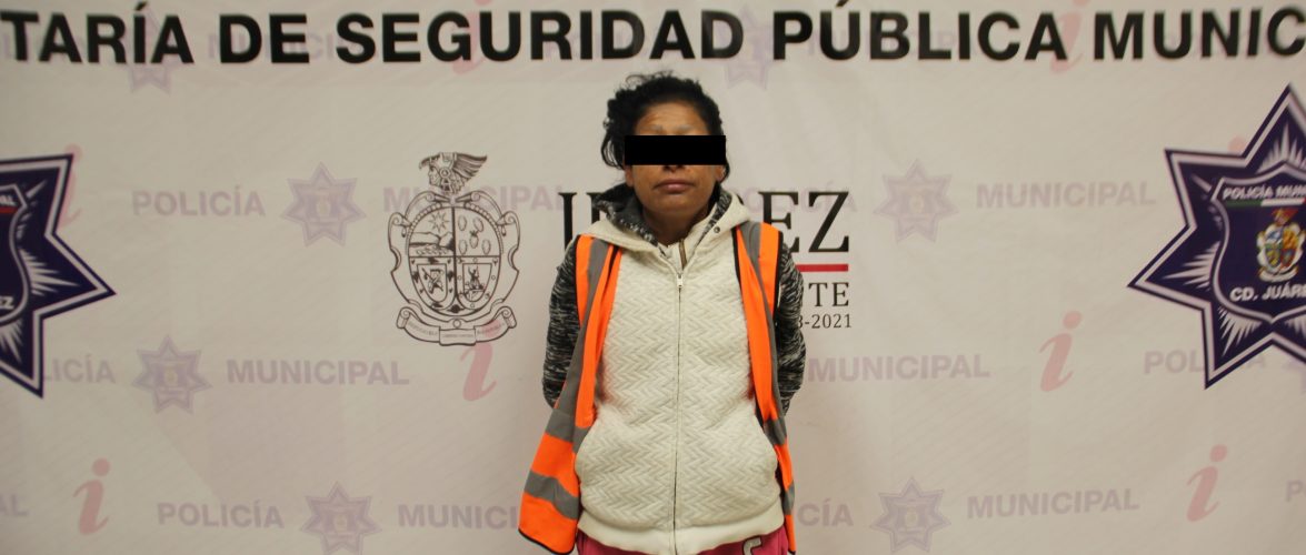 Juarez | Detienen a mujer por el delito de robo