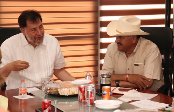 Cuauhtémoc | Dialoga Carlos Tena con el diputado federal Gerardo Fernandez Noroña sobre proyectos municipales