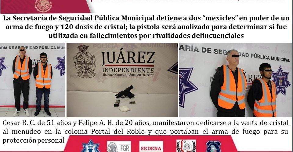 Juarez | Capturan a dos “Mexicles”