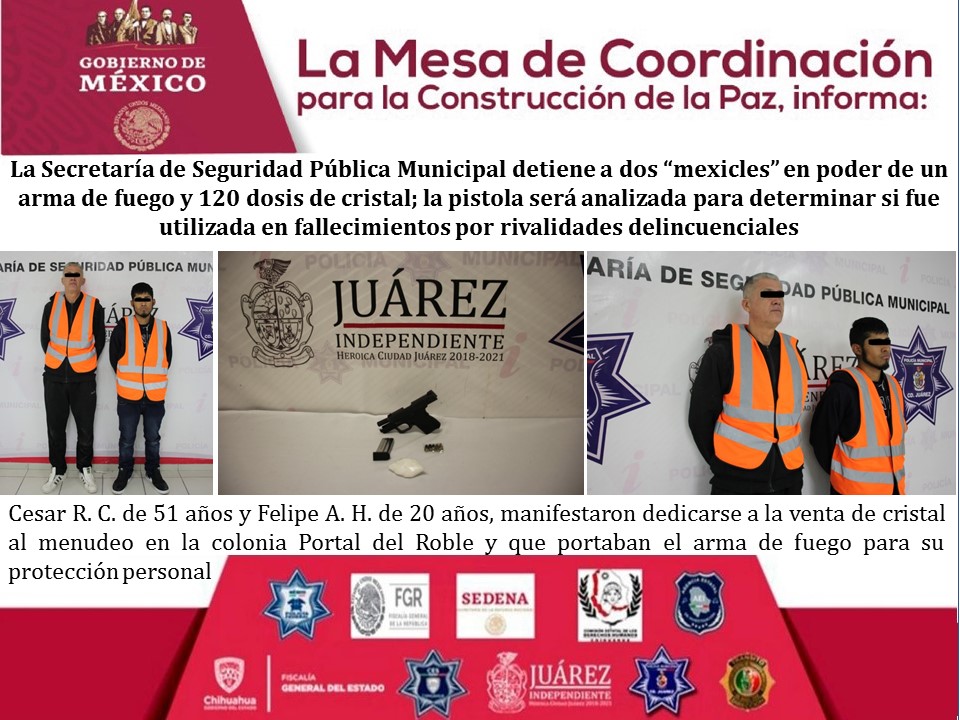 Juarez | Capturan a dos "Mexicles"