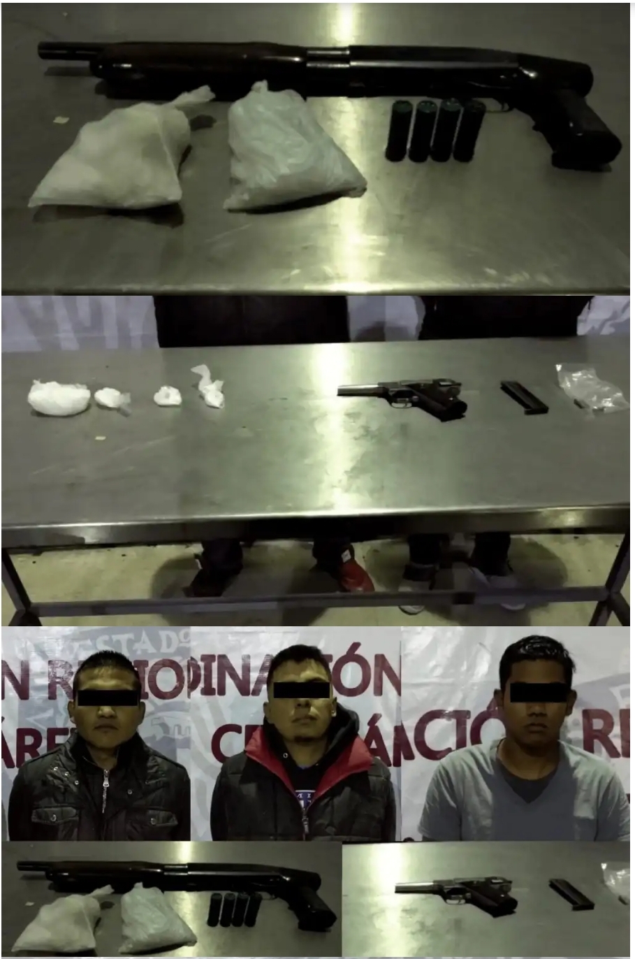 Elementos de la CES capturaron a tres presuntos sicarios de “Los Mexicles