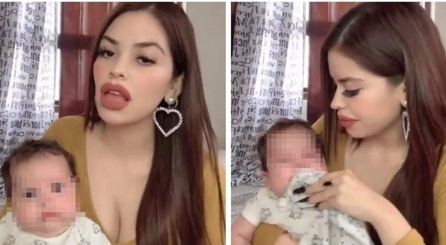 Viral | Bebé vomita al escuchar cantar a su mama
