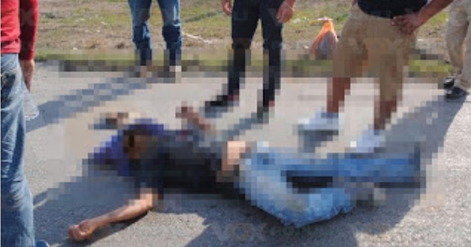 Camioneta se lleva de “encuentro” a ciclista en Villas de San Miguel.