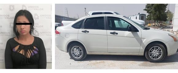 #Juarez | Detienen a jovencita en auto que fue robado con violencia