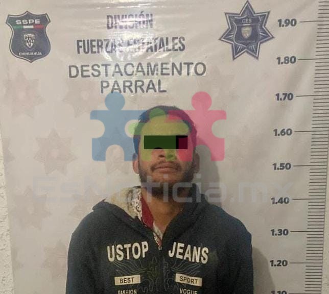 arresta en Parral a sujeto intoxicándose en vía pública