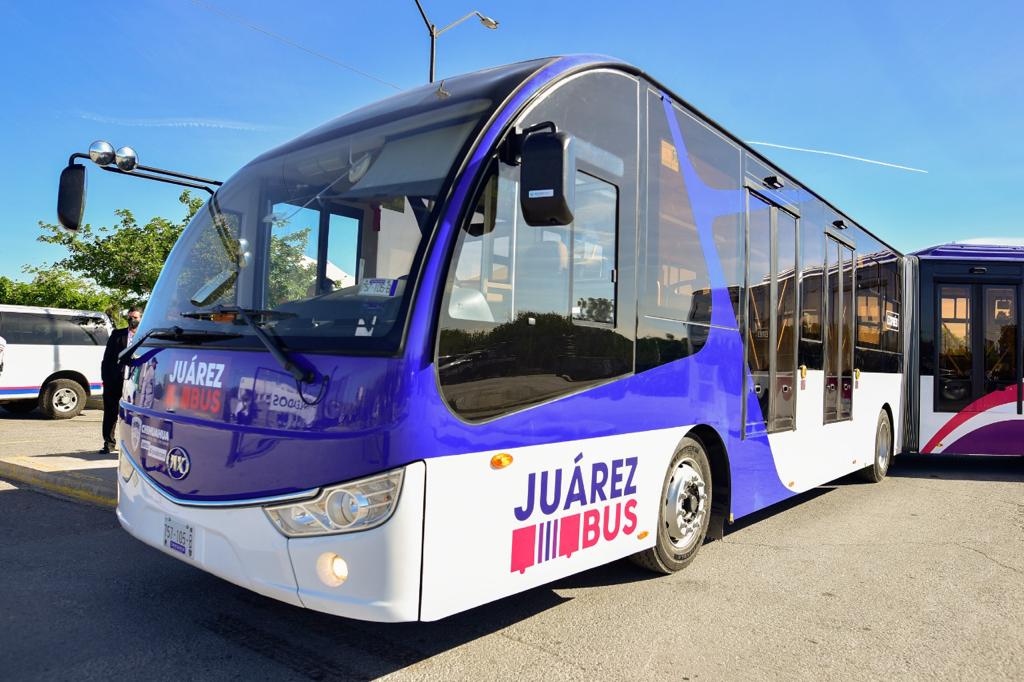 Presenta gobernadora Maru Campos programa de transporte “Juárez Bus”