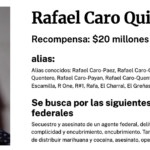 Colaboró la DEA con la Semar y la FGR en detención de Rafael Caro Quintero